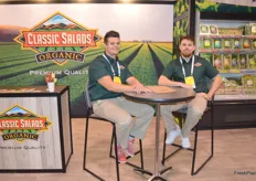 Cole Gibbons and Kent Townsend from Classic Salads grow salads in Salinas, California say they had a busy first day and slower second day at the show.